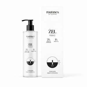 Routines STEP 1. Żel myjący – naturalny żel oczyszczający do twarzy, butelka 150ml