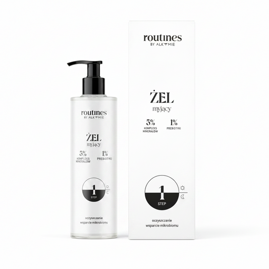 Routines STEP 1. Żel myjący – naturalny żel oczyszczający do twarzy, butelka 150ml