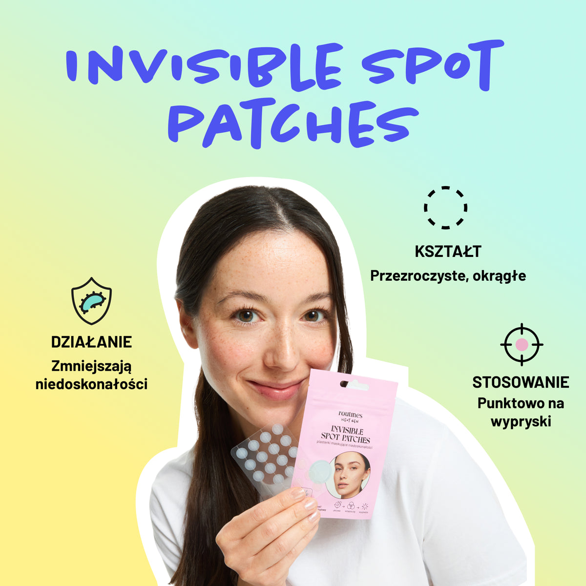 Plasterki maskujące niedoskonałości INVISIBLE SPOT PATCHES
