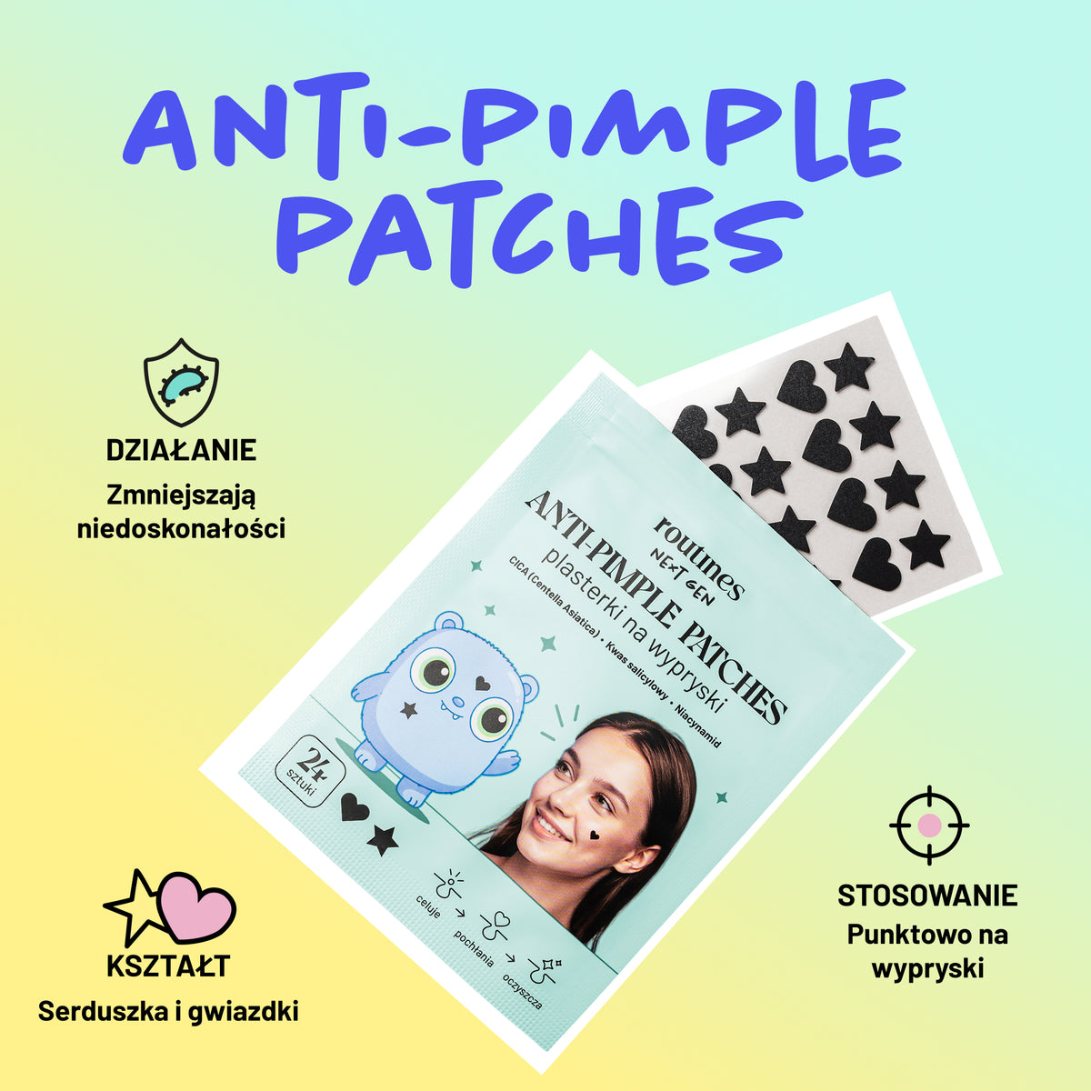 Plasterki na wypryski ANTI-PIMPLE PATCHES