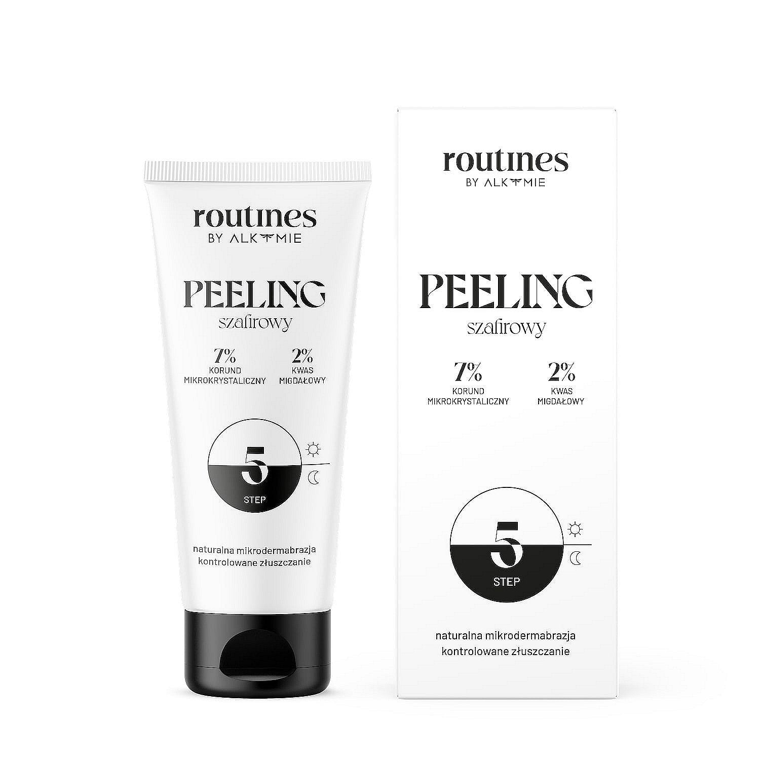 STEP 5. Peeling szafirowy